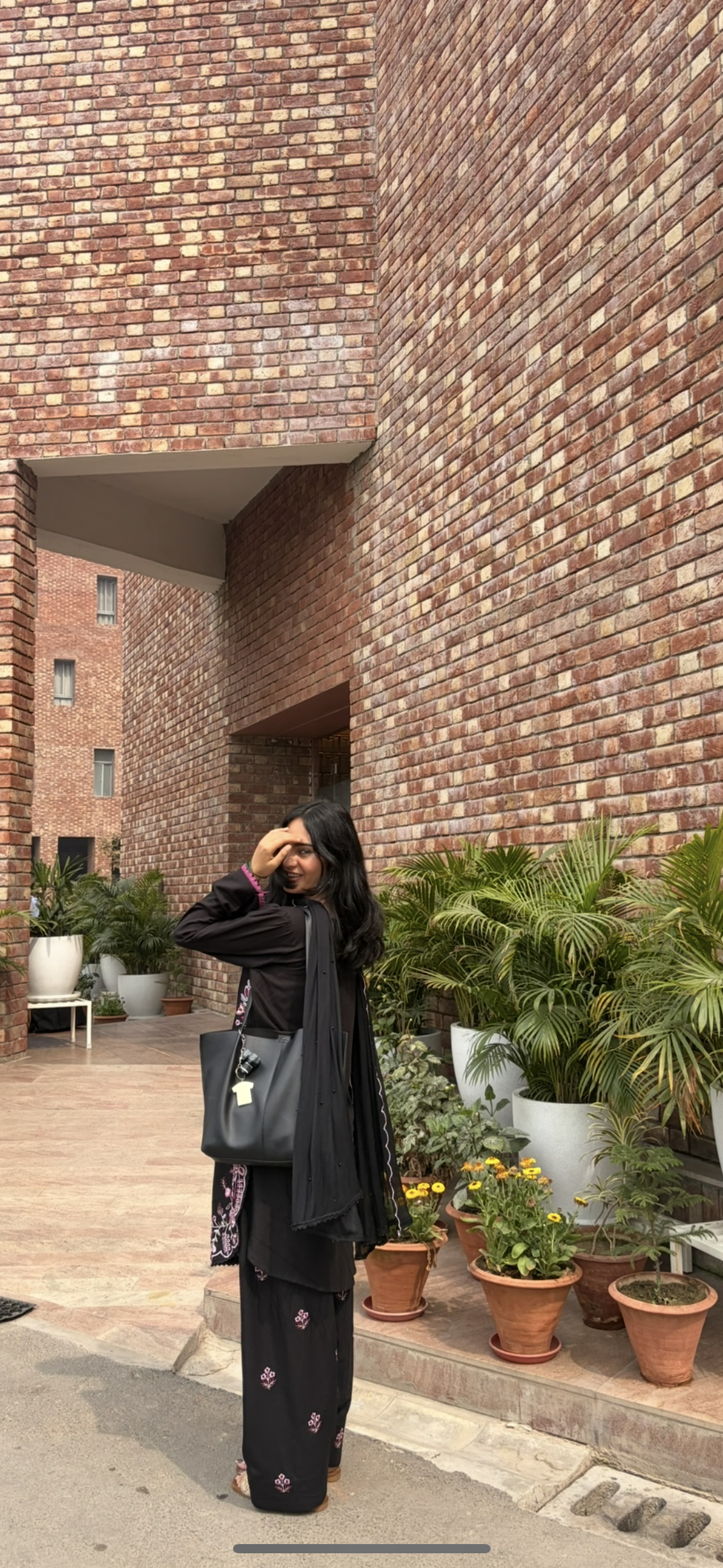 Midnight Elegance Embroidered 3-Piece Suit Set