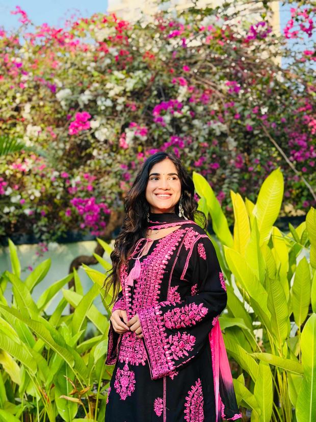 BLACK NOOR-E-GUL 3-PIECE SUIT SET